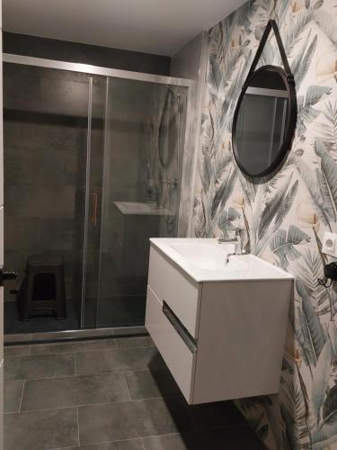 Kylpyhuone majoituspaikassa Ca Marina