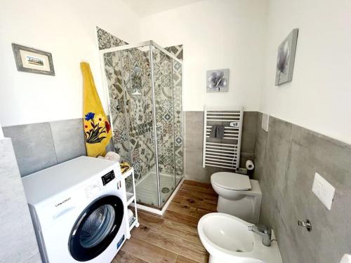 Koupelna v ubytování La casa dei colori