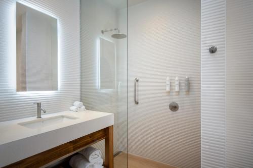 Koupelna v ubytování Hilton Garden Inn La Romana