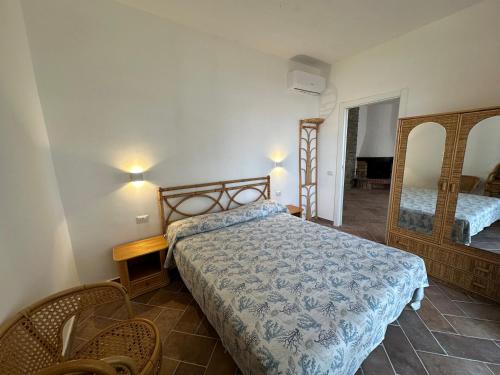 Ένα ή περισσότερα κρεβάτια σε δωμάτιο στο Villa Eddy