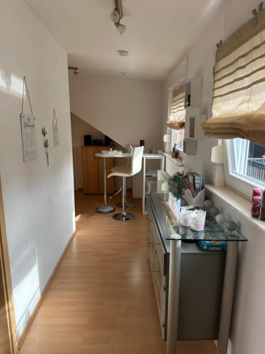 Kuchyň nebo kuchyňský kout v ubytování Ferienwohnung Wibi