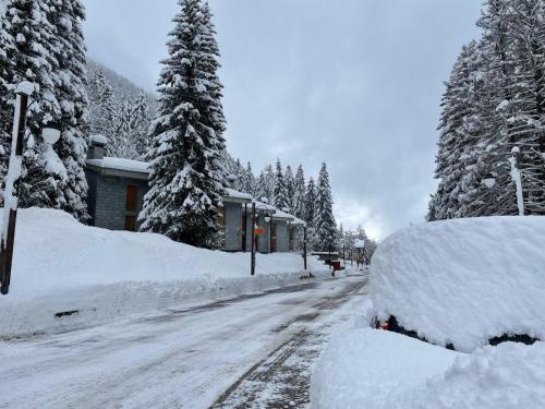 Chalet Le Case durante l'inverno