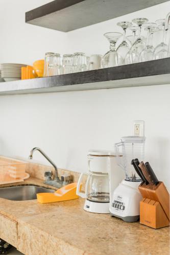 Dapur atau dapur kecil di Casa de Bo (A Hidden Treasure)