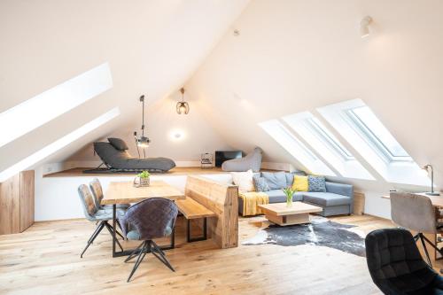 Un lugar para sentarse en Appartements Kraischaberg