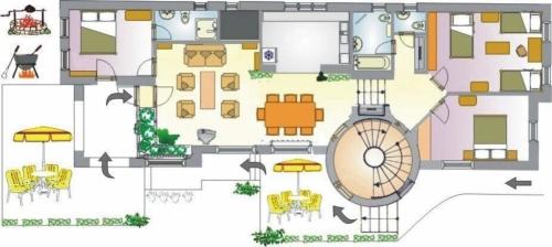 Fotografia z galérie ubytovania Komfortables Appartement mit privatem Pool v destinácii Balatonföldvár