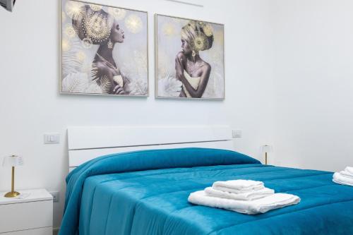 Postel nebo postele na pokoji v ubytování Casa Gaia