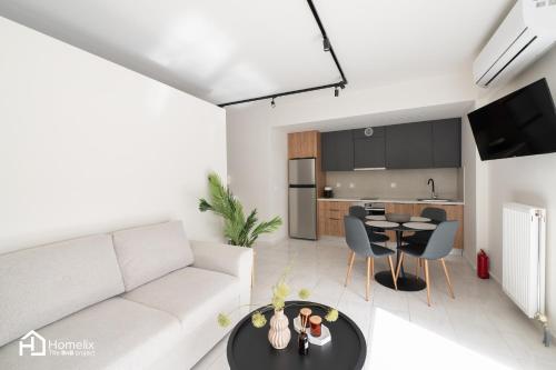 Kuchyň nebo kuchyňský kout v ubytování Agora Central Home
