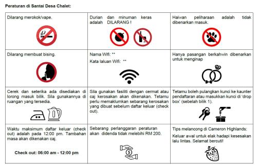 Pemandangan dari udara bagi Santai Desa Chalet musleem 0nly