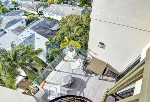 Pohľad z vtáčej perspektívy na ubytovanie Modern Penthouse Near Atlantis and Beach