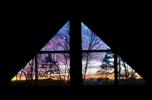 Amanecer o atardecer desde la casa o chalet o alrededores