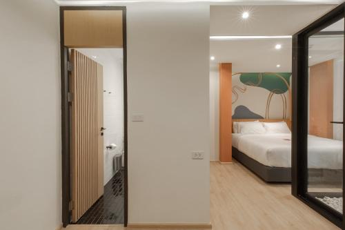 Postel nebo postele na pokoji v ubytování Double B Hostel