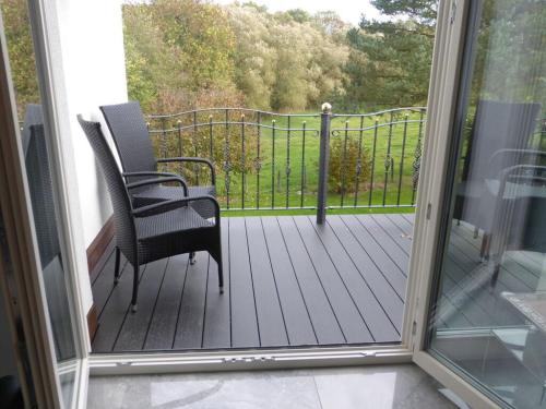Balkoni atau teres di Holiday apartment on Gölisbach
