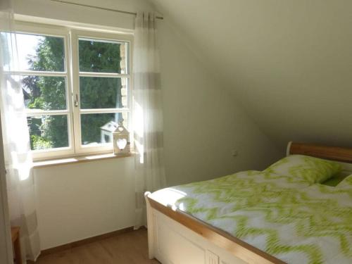 Postel nebo postele na pokoji v ubytování Holiday apartment on the Eifelsteig