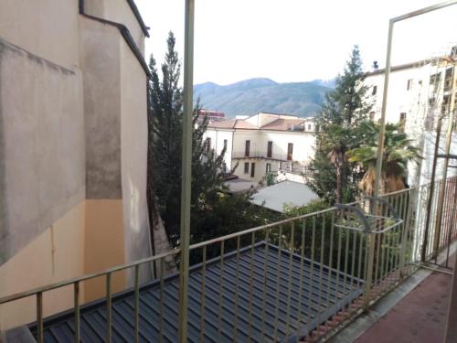 a view from a balcony of a building at casa vacanza Sulmona centro in Sulmona