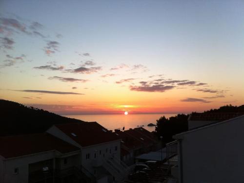 Artistic sunset apartment