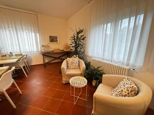 Posezení v ubytování La Nuova Dimora B&B