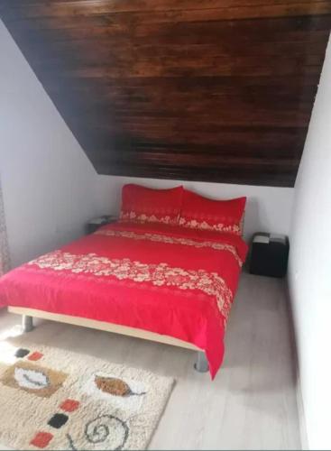 Кровать или кровати в номере Cabana Ica