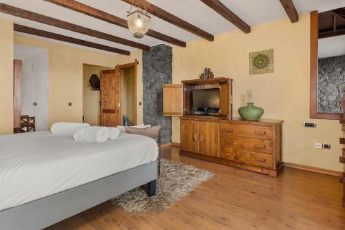 Ένα ή περισσότερα κρεβάτια σε δωμάτιο στο Karat Villa Kanaria