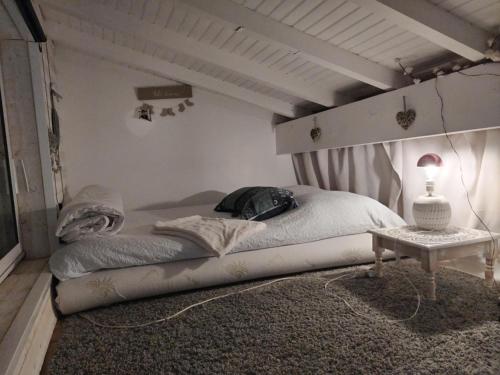 Кровать или кровати в номере Maison de village aux portes de Toulouse