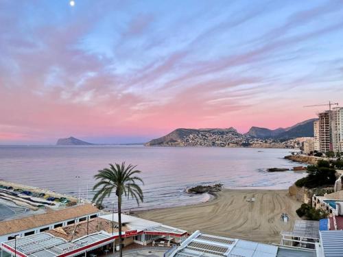 Beste Sicht auf Ifach, Hafen und Strand