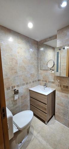 Koupelna v ubytování Apartamento 2ª Línea-Oropesa del Mar