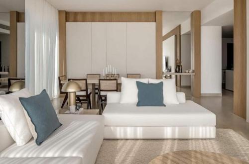 Posezení v ubytování Luxurious 3brmaid With Stunning Marina Views