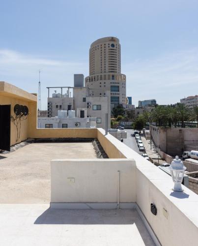 a view from the roof of a building at Prestige hotel apartment in Amman