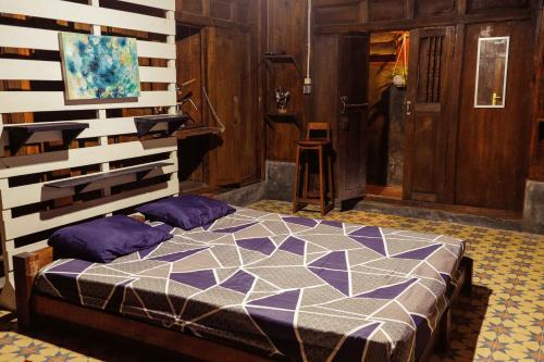 Ένα ή περισσότερα κρεβάτια σε δωμάτιο στο Nginepwae - Double