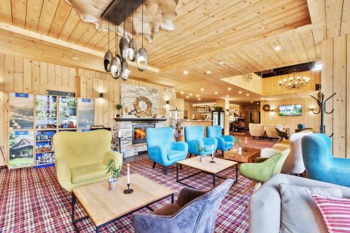 Χώρος καθιστικού στο Hotel Zerrenpach Látky
