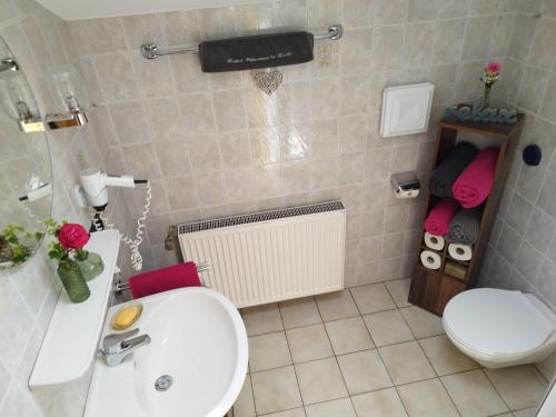 Koupelna v ubytování Ferienwohnung Max Hofreiter