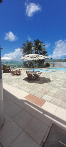 Πισίνα στο ή κοντά στο Sonia Flats Natal - No Apart Hotel Ponta Negra Beach
