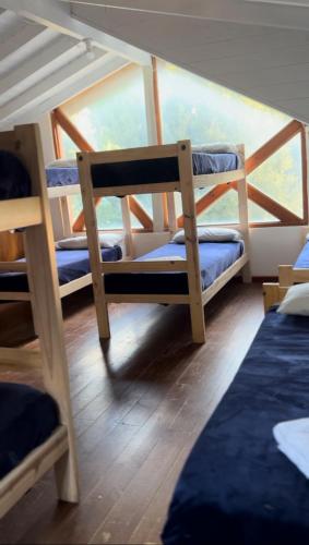 Katil atau katil-katil dalam bilik di Wood Side Hostel