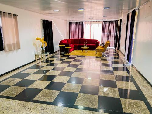 Χώρος καθιστικού στο Hotel Pequeno Principe