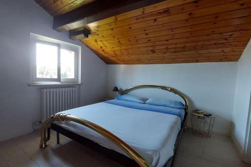 Postel nebo postele na pokoji v ubytování Comodo, pratico e tranquillo