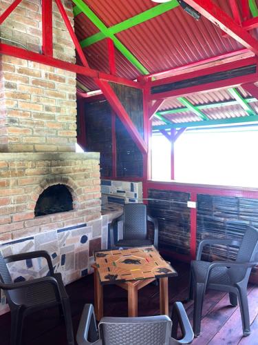 Χώρος καθιστικού στο Finca el Encuentro Eje Cafetero