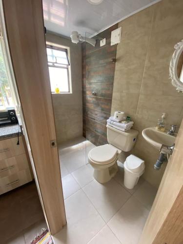 Ванная комната в Hotel Boutique Casa Magaly