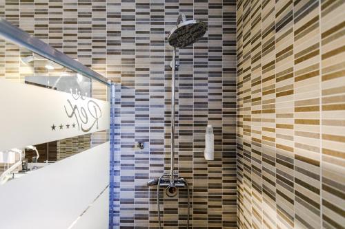 Koupelna v ubytování Pensiunea Decebal Resort - Cazanele Dunarii