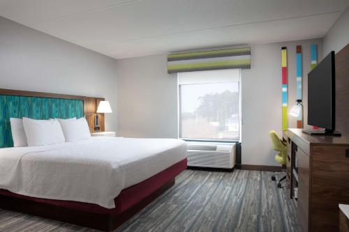 Ένα ή περισσότερα κρεβάτια σε δωμάτιο στο Hampton Inn Kingsland