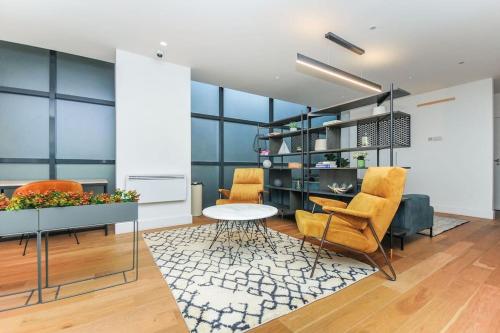 Zona de estar de Lovely apartment in the centre of Croydon