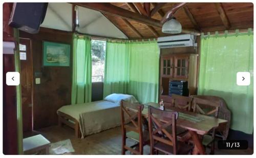 Posezení v ubytování CABAÑAS RINCON DEL ESTE