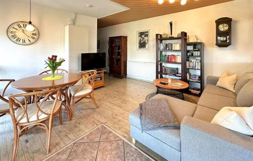 Χώρος καθιστικού στο Ferienwohnung Silz Nossentin
