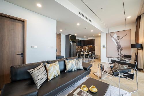 Χώρος καθιστικού στο Lumiere Riverside - Raymond Holm - Luxurious 5-star apartment