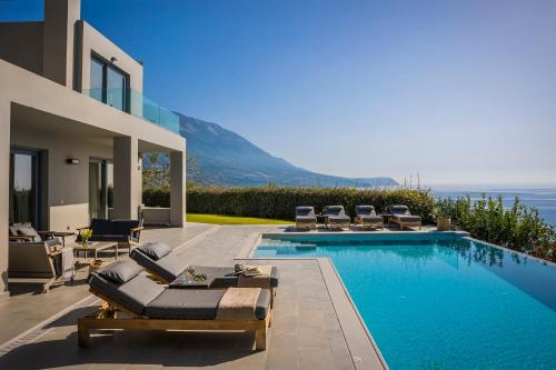 Fotografie z fotogalerie ubytování Luxury Villas Kefalonia v destinaci Trapezaki