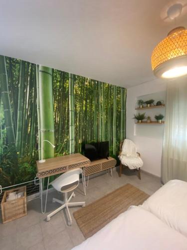 Ένα ή περισσότερα κρεβάτια σε δωμάτιο στο SnD Rentals- Studios