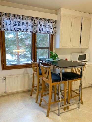 Η κουζίνα ή μικρή κουζίνα στο 2BR Apartment KA22, free parkig, sauna, big balcony