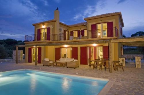 Villa Minos - 4-Bedroom Luxury Villa with Pool in Spartia, Kefalonia