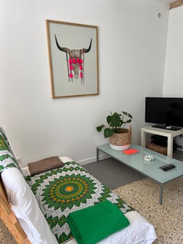 Studio Chambre voutée en Provence