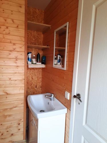 Ein Badezimmer in der Unterkunft Poilsis pas Rūtą