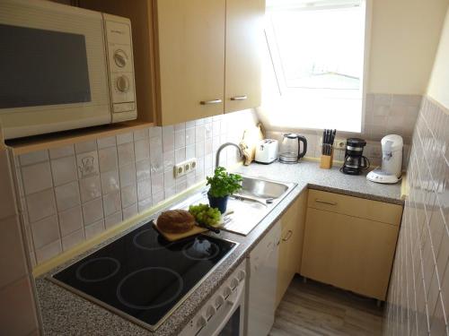 Kuchyň nebo kuchyňský kout v ubytování Ferienhof Specht - Landhaus FeWo 2