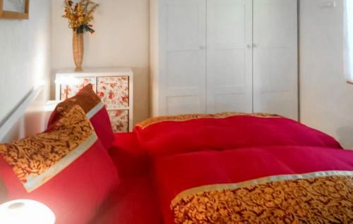 Voodi või voodid majutusasutuse 1 Bedroom Lovely Home In Mahlow toas